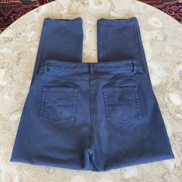 Saint James Patricia Medium Blue Stretch Denim Pants - Picture 6 of 16